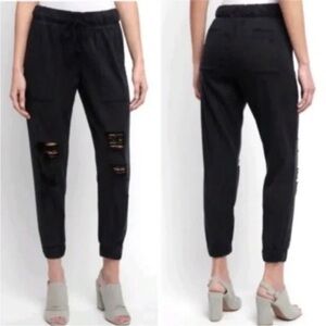 Cloth and Stone distressed drawstring pants